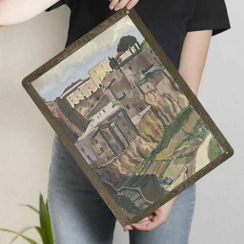 Vintage European Cliff Town Landscape Metal Wall Art Decorative Painting for Living Room 20x30cm(7.8x11.8inch)
Vintage European Cliff Town Landscape Metal Wall Art Decorative Painting for Living Room 20x30cm(7.8x11.8inch)