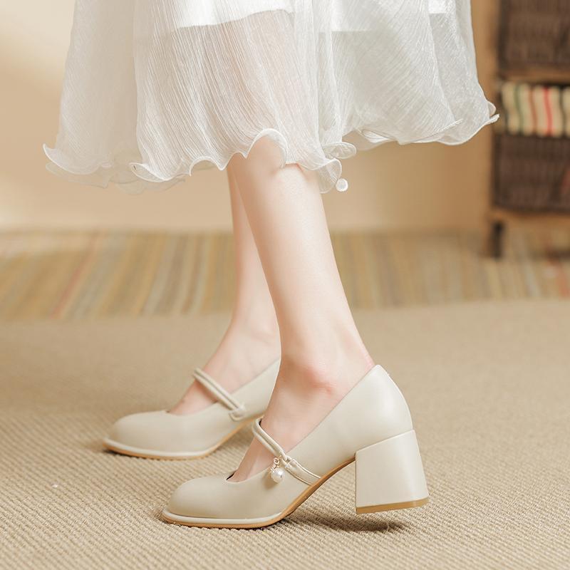 French Mary Jane high heels women s 2025 new spring and autumn thick heel with skirt cheongsam shoes bridesmaid single shoes 40
French Mary Jane high heels women s 2025 new spring and autumn thick heel with skirt cheongsam shoes bridesmaid single shoes 40