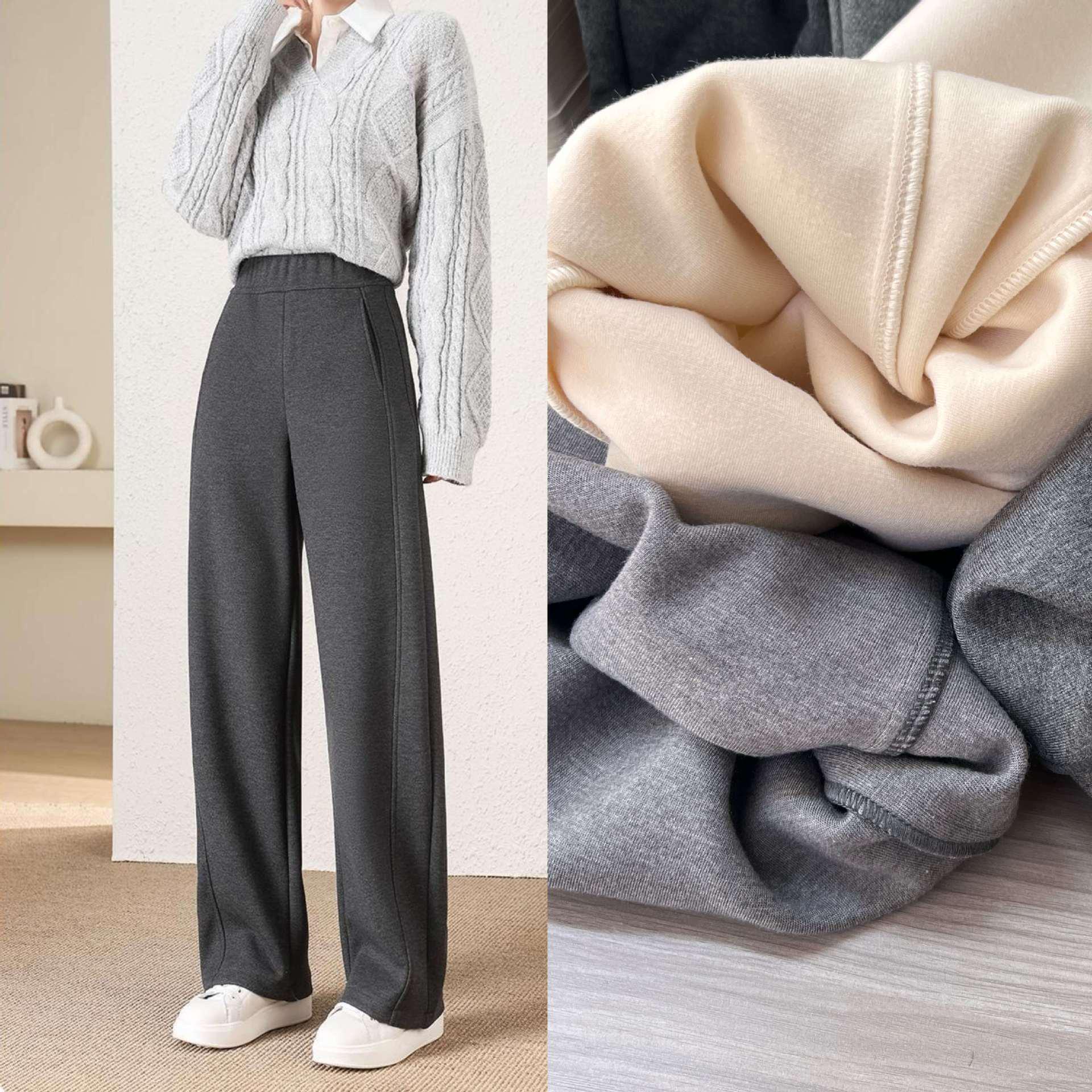 Women s Velvet-Lined High-Grade Wool Tweed Banana Pants - Autumn/Winter, Comfortable, Lazy Fit, Straight and Wide-Leg, Slimming Design 27/M
Women s Velvet-Lined High-Grade Wool Tweed Banana Pants - Autumn/Winter, Comfortable, Lazy Fit, Straight and Wide-Leg, Slimming Design 27/M