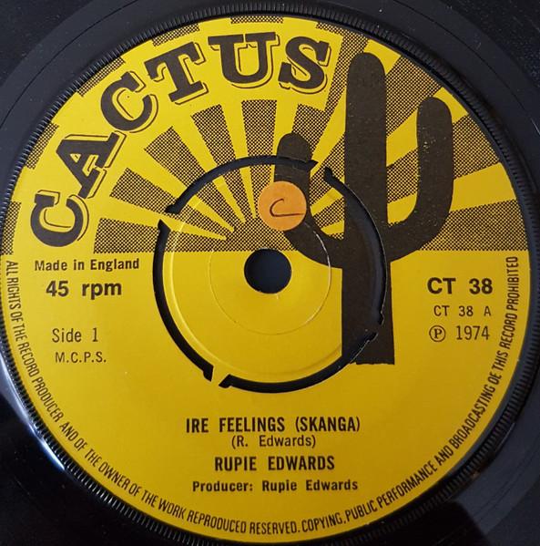 7inch Record RUPIE EDWARDS - Ire Feelings (Skanga) CT38 Cactus 1974 UK Reggae, Ska & Dub Used
7inch Record RUPIE EDWARDS - Ire Feelings (Skanga) CT38 Cactus 1974 UK Reggae, Ska & Dub Used