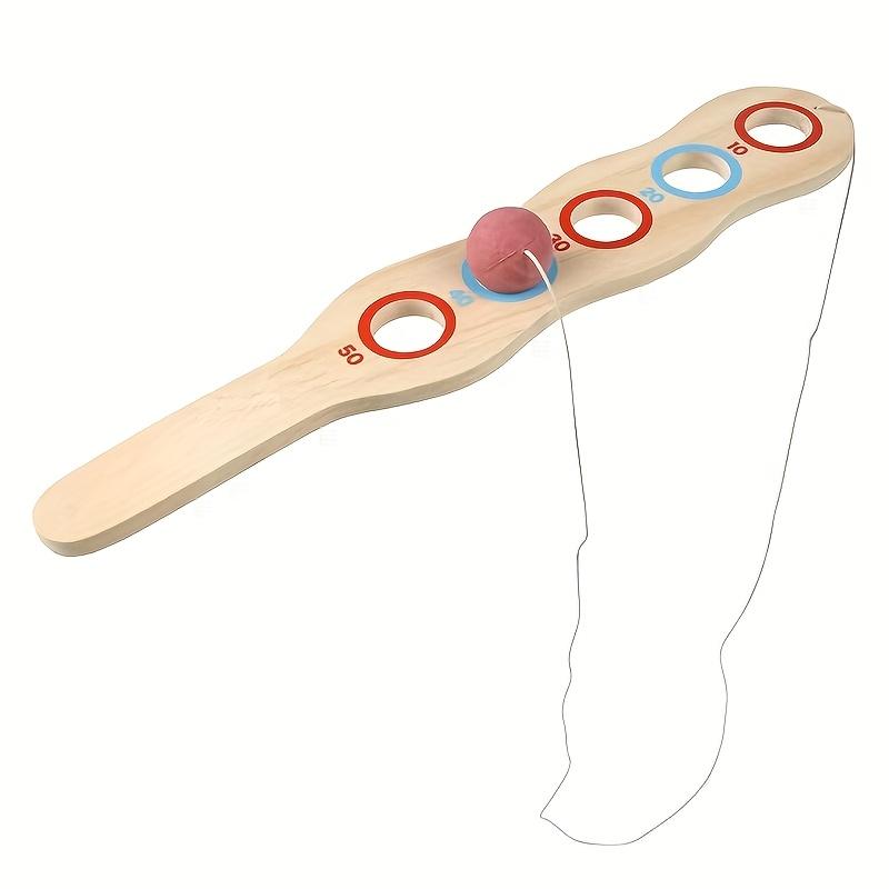 Wooden Hand-Eye Coordination Elastic Technology Paddle a Bouncing Paddle with a Wooden Target Ball And Elastic Rope
Wooden Hand-Eye Coordination Elastic Technology Paddle a Bouncing Paddle with a Wooden Target Ball And Elastic Rope