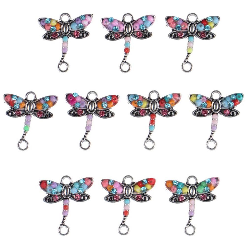 10pcs Antique Silver Colorful Charms Colorful Double Connectors Charms Insect Pendants Bracelet
10pcs Antique Silver Colorful Charms Colorful Double Connectors Charms Insect Pendants Bracelet