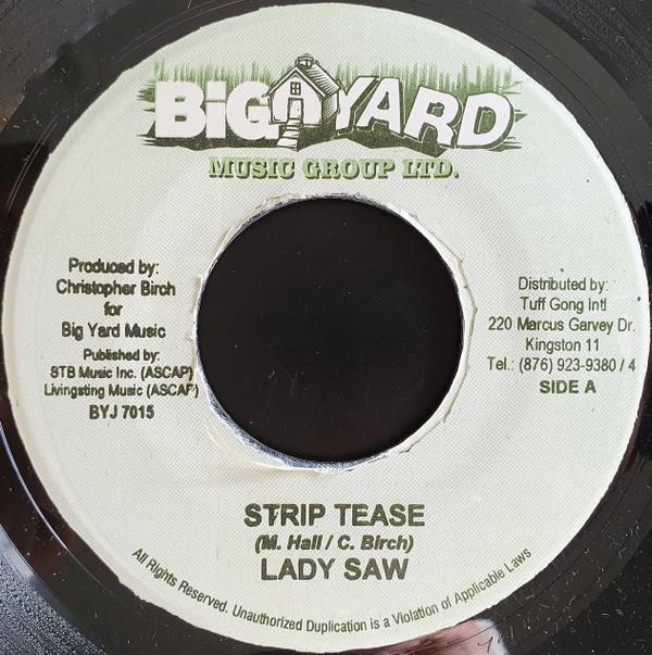 7inch Record LADY SAW CHICO NICKY B - Strip Tease / Around The World BYJ7015 Big Yard Music 2004 US Reggae, Ska & Dub Used
7inch Record LADY SAW CHICO NICKY B - Strip Tease / Around The World BYJ7015 Big Yard Music 2004 US Reggae, Ska & Dub Used