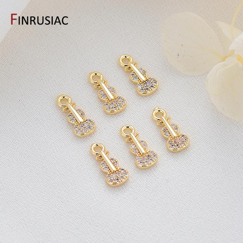 DIY Jewelry Making 6 Types 14K Real Gold-Plated Pave Setting Zircon Small Mini Fairy/ Butterfly/Violin/Hamsa Pendants Charms 2 pieces
DIY Jewelry Making 6 Types 14K Real Gold-Plated Pave Setting Zircon Small Mini Fairy/ Butterfly/Violin/Hamsa Pendants Charms 2 pieces