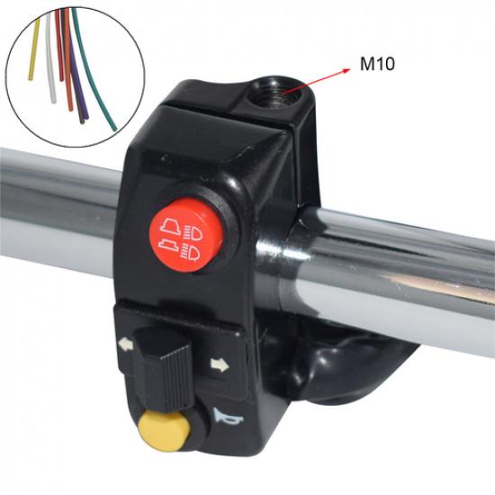 Universal Metal 7/8 Motorcycle Switch Combo Horn Turn Signal Light Beam Hi/Low
Universal Metal 7/8 Motorcycle Switch Combo Horn Turn Signal Light Beam Hi/Low