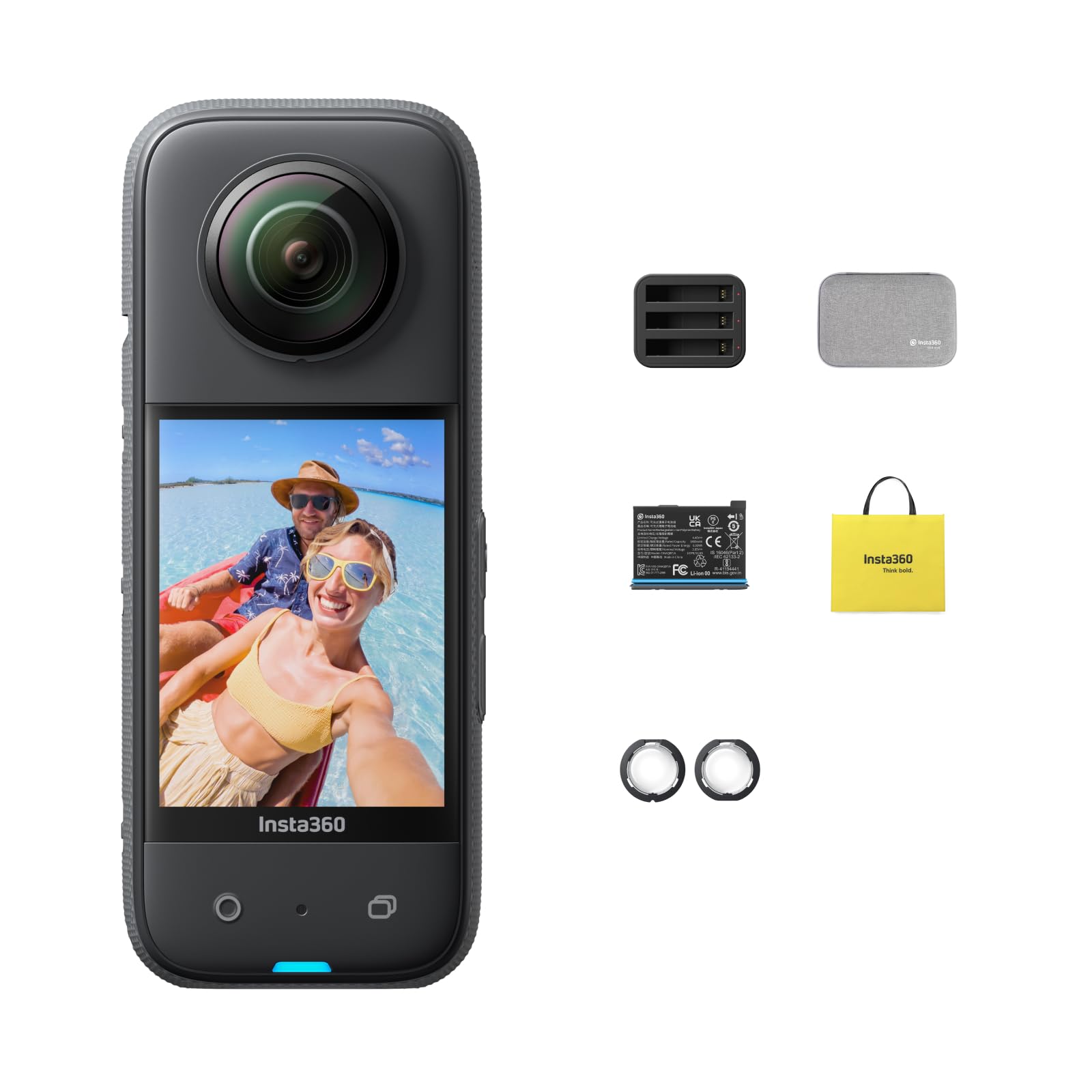 Insta360 X3 360 Degree Camera Action Camera New Inch 48MP Sensor IPX8 Waterproof 360 Degree Video 72MP 360 Degree Photo Image Stabilization Active HDR
Insta360 X3 360 Degree Camera Action Camera New Inch 48MP Sensor IPX8 Waterproof 360 Degree Video 72MP 360 Degree Photo Image Stabilization Active HDR