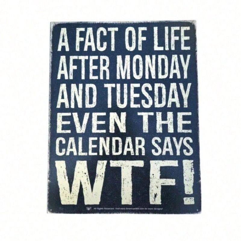 Metal Wall Poster, Calendar with Signs, Funny Office Decor, Kitchen Art Print
Metal Wall Poster, Calendar with Signs, Funny Office Decor, Kitchen Art Print
