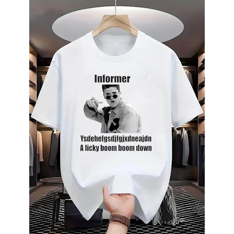 INFORMER Vintage Fun Print Short Sleeve T-Shirt Men 90S Music Enthusiast Retro Trendy Youth Casual Soft Comfortable Round Neck T-Shirt 4XL білий
INFORMER Vintage Fun Print Short Sleeve T-Shirt Men 90S Music Enthusiast Retro Trendy Youth Casual Soft Comfortable Round Neck T-Shirt 4XL білий