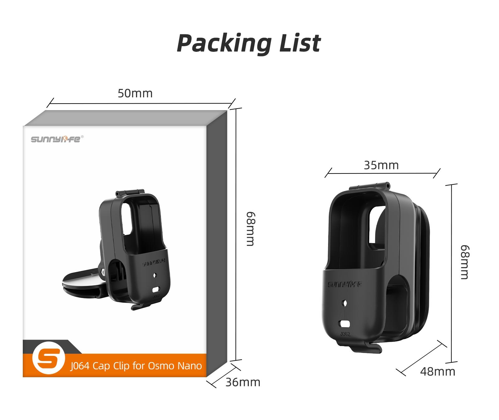 Hat Clip Mount Adapter For DJI Osmo Nano Quick Install Adjustable Angle Rotating Brim Clip For DJI Osmo Nano Camera Accessories
Hat Clip Mount Adapter For DJI Osmo Nano Quick Install Adjustable Angle Rotating Brim Clip For DJI Osmo Nano Camera Accessories