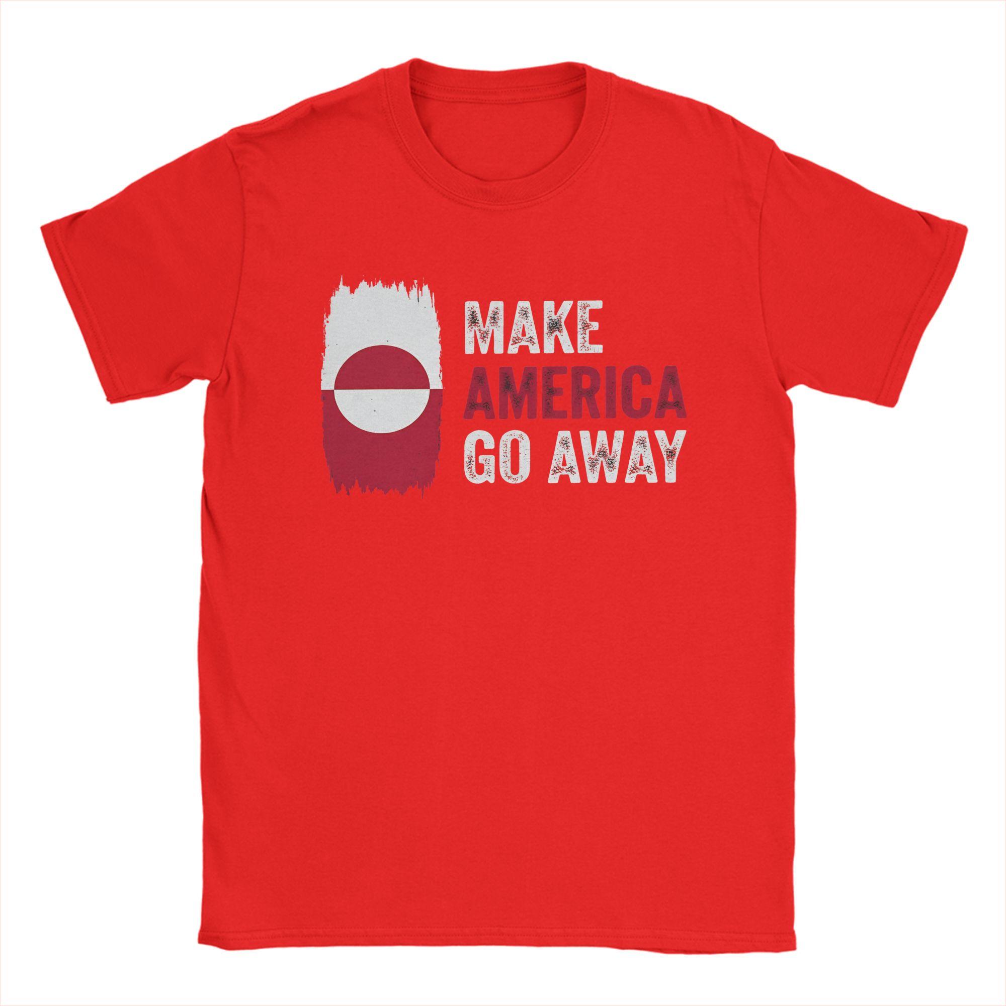 Awesome Greenland Make America Go Away TShirts for Men Round Neck Cotton T Shirts Short Sleeve Tees Printed Clothing S
Awesome Greenland Make America Go Away TShirts for Men Round Neck Cotton T Shirts Short Sleeve Tees Printed Clothing S