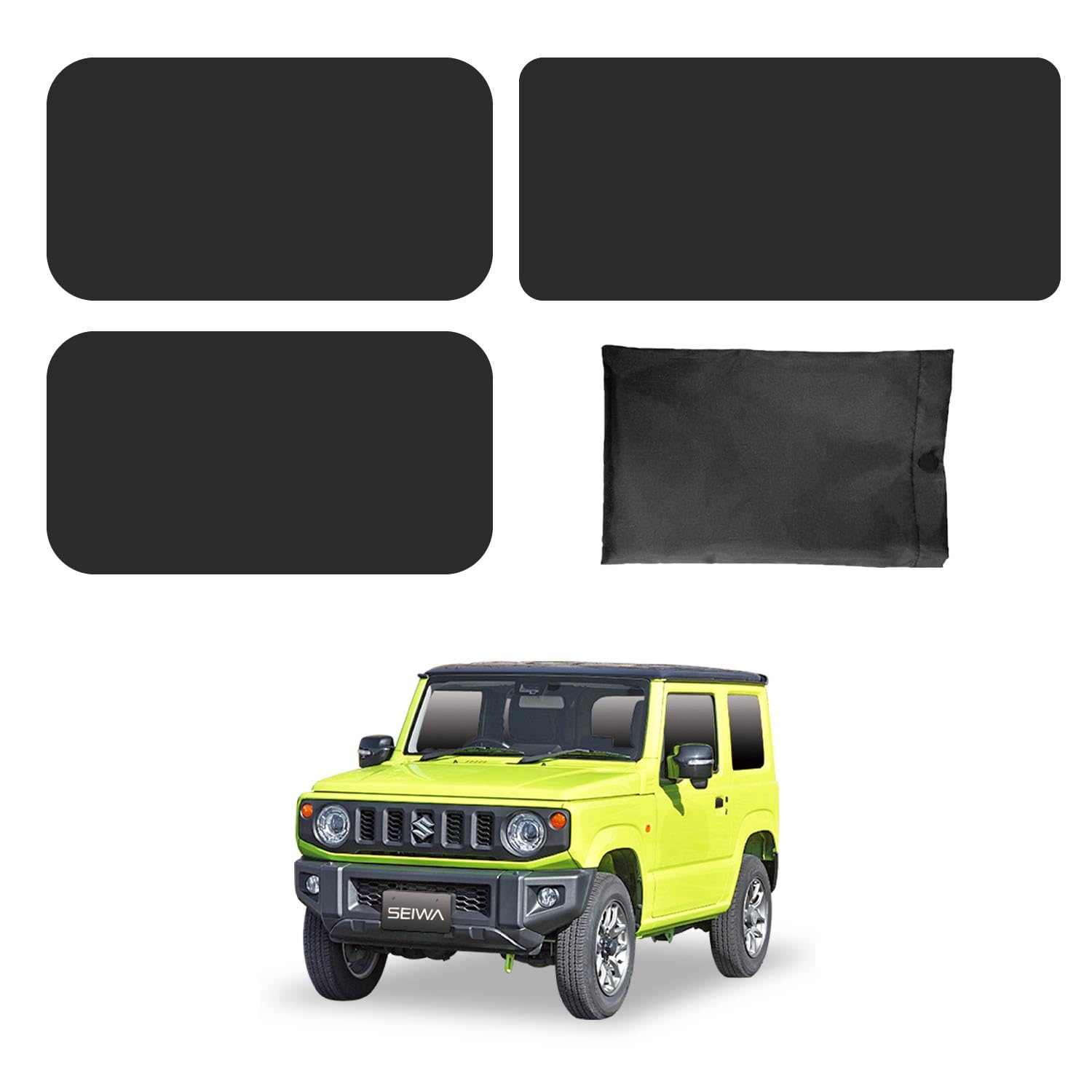 SEIWA IMP118 Magnetic Curtains for Suzuki Jimny Sierra Set of 3 Ideal for Car Camping and Car Prevention & (JB64/JB74) - Rear/Rear Side, - Break-In чорний
SEIWA IMP118 Magnetic Curtains for Suzuki Jimny Sierra Set of 3 Ideal for Car Camping and Car Prevention & (JB64/JB74) - Rear/Rear Side, - Break-In чорний