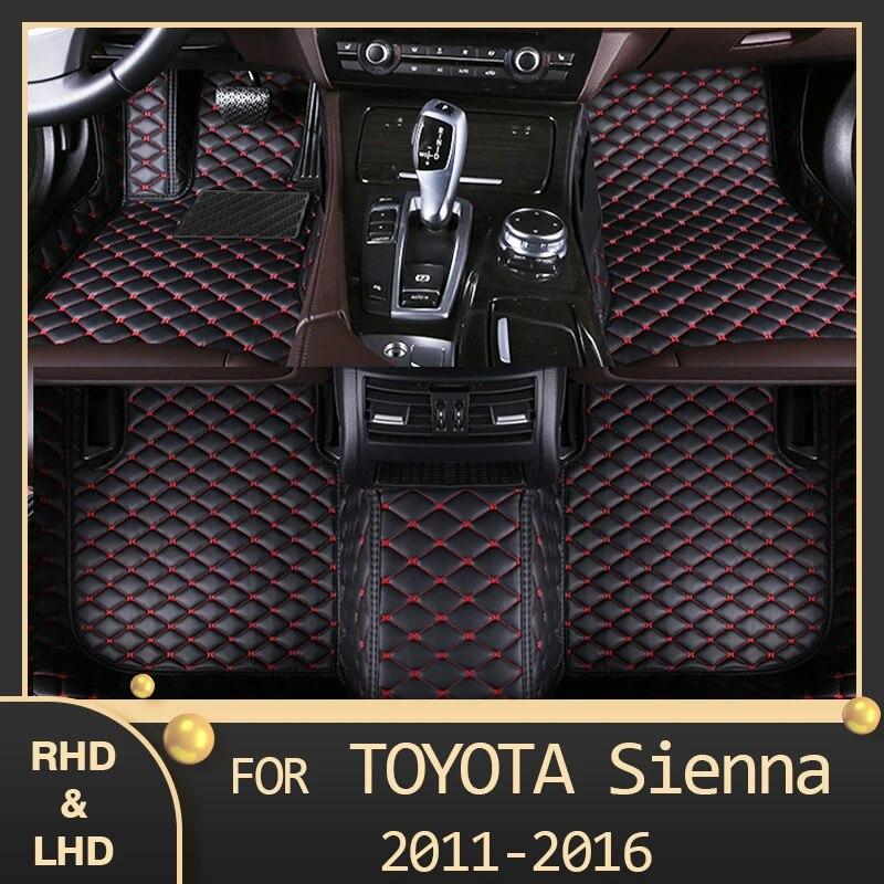 Car floor mats for Toyota Sienna SEVEN SEAT 2011 2012 2013 2014 2015 2016 Custom auto foot Pads automobile carpet cover чёрный
Car floor mats for Toyota Sienna SEVEN SEAT 2011 2012 2013 2014 2015 2016 Custom auto foot Pads automobile carpet cover чёрный