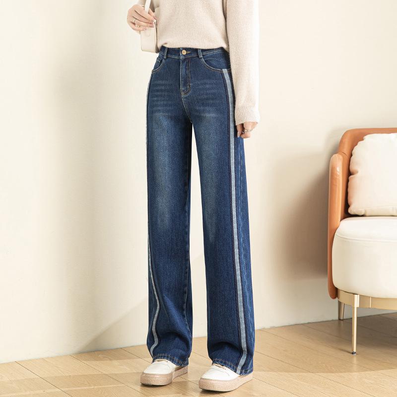 2025 Winter Women s High-Waist Korean Wide-Leg Jeans with Velvet, Warm and Floor-Length 29 синий
2025 Winter Women s High-Waist Korean Wide-Leg Jeans with Velvet, Warm and Floor-Length 29 синий