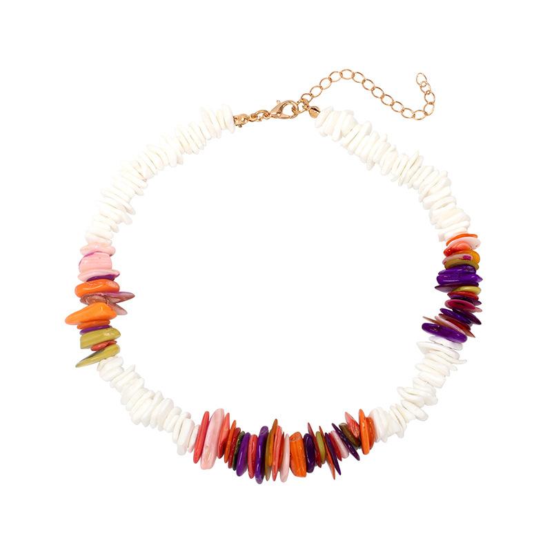 European and American new accessories niche design resin fragments necklace, trendy ins fashion collarbone chain різнокольоровий
European and American new accessories niche design resin fragments necklace, trendy ins fashion collarbone chain різнокольоровий