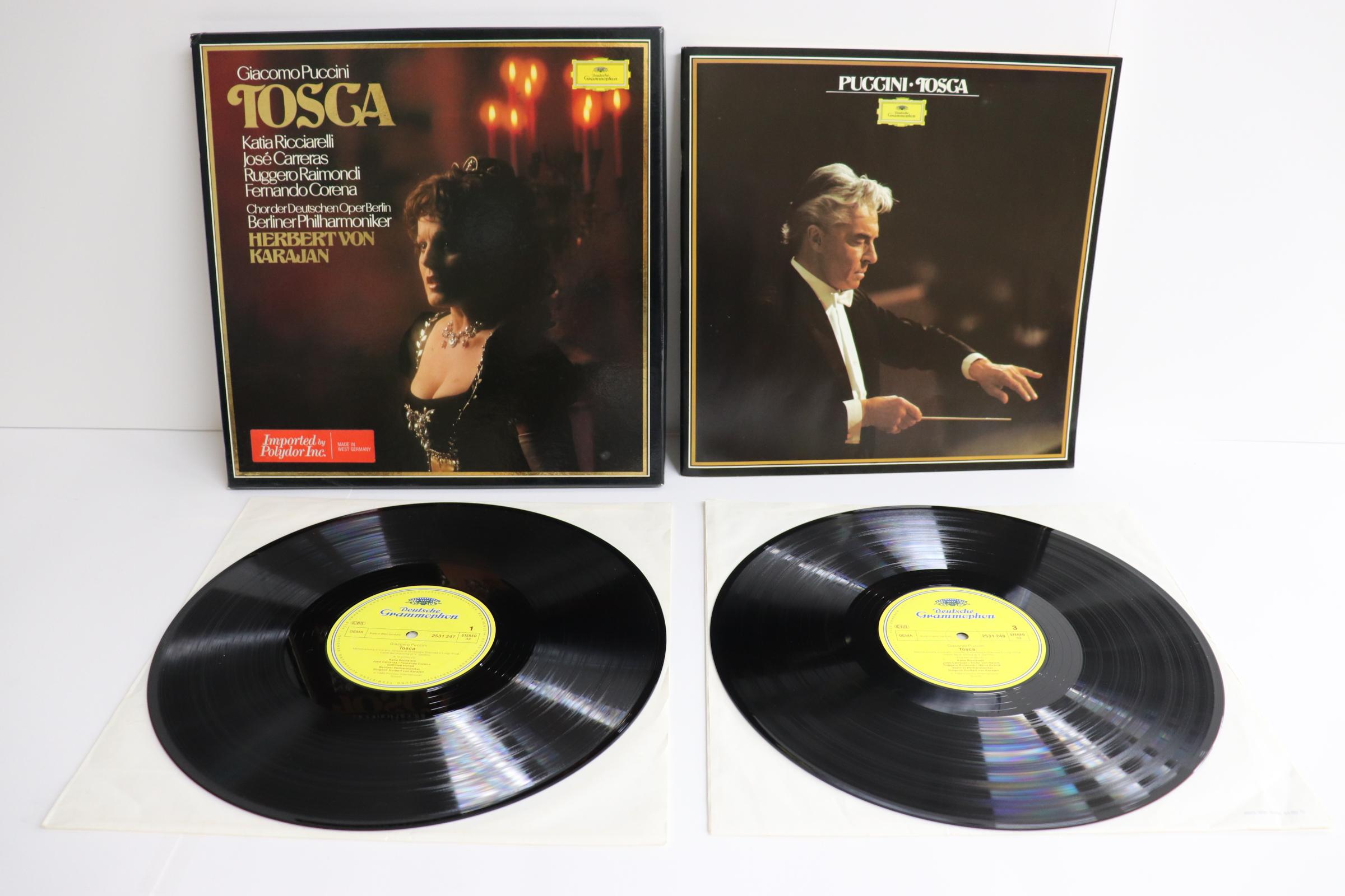 LP Record HERBERT VON KARAJAN BERLINER PHILH Giacomo Puccini Tosca 2707121 DEUTSCHE GRAMM 1980 Germany Classical Used
LP Record HERBERT VON KARAJAN BERLINER PHILH Giacomo Puccini Tosca 2707121 DEUTSCHE GRAMM 1980 Germany Classical Used