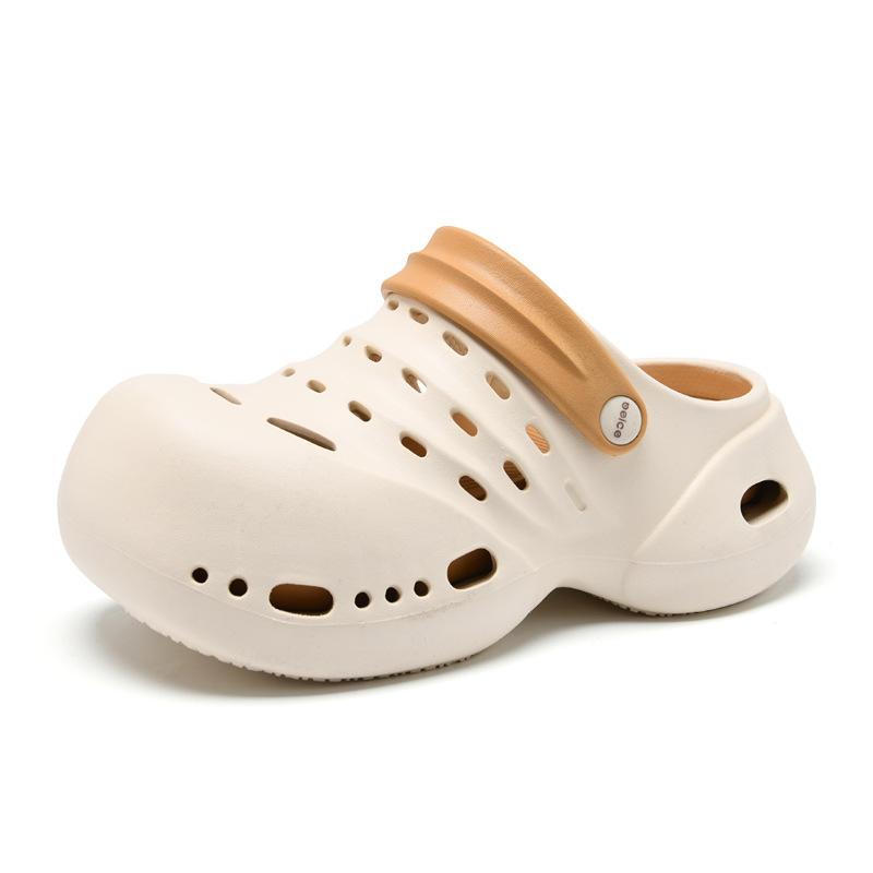 Hole shoes women s thick-soled heightening outer wear non-smelly foot cool slippers non-slip and wear-resistant beach sandals 39-40 бежевый
Hole shoes women s thick-soled heightening outer wear non-smelly foot cool slippers non-slip and wear-resistant beach sandals 39-40 бежевый