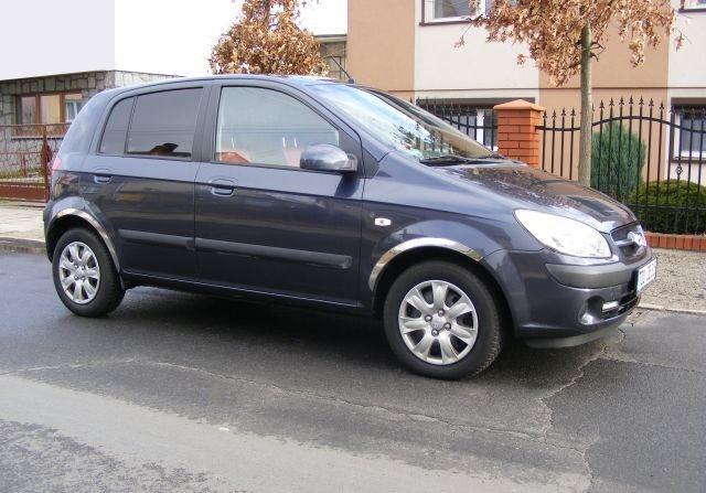 Накладки на арки (4 шт, нерж) для Hyundai Getz 
Накладки на арки (4 шт, нерж) для Hyundai Getz