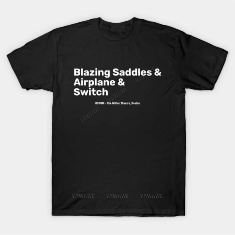 Adult tee tops teenager cotton tee shirt Blazing SaddlesAirplaneSwitch T Shirt brand casual short sleeve for mens summer tshirt S
Adult tee tops teenager cotton tee shirt Blazing SaddlesAirplaneSwitch T Shirt brand casual short sleeve for mens summer tshirt S