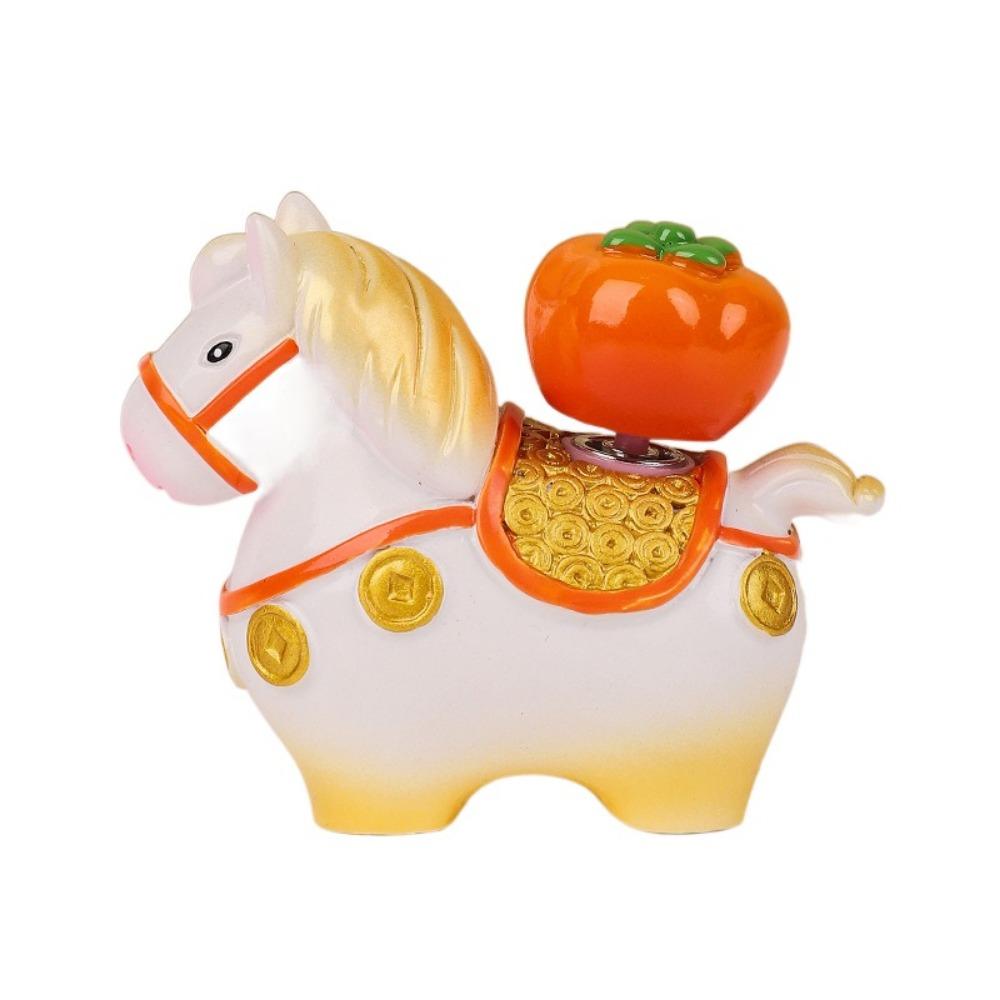 Handcrafted Zodiac Horse Ornaments Rotatable Zodiac Horse Figurines Chinese New Year Style 2
Handcrafted Zodiac Horse Ornaments Rotatable Zodiac Horse Figurines Chinese New Year Style 2