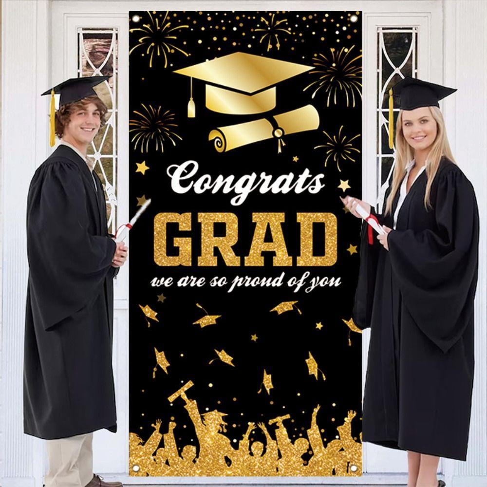 180x90cm Graduates Theme Background Black Gold Porch Hanging Flag School Party Decor 180x90CM
180x90cm Graduates Theme Background Black Gold Porch Hanging Flag School Party Decor 180x90CM