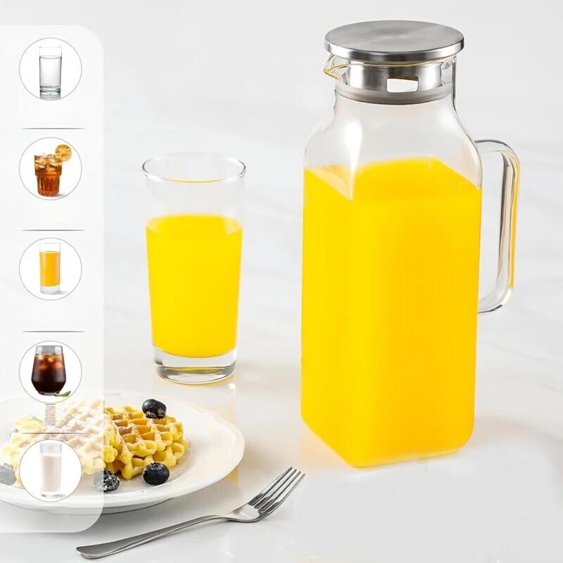 Square Glass Cold Water Pitcher
Square Glass Cold Water Pitcher