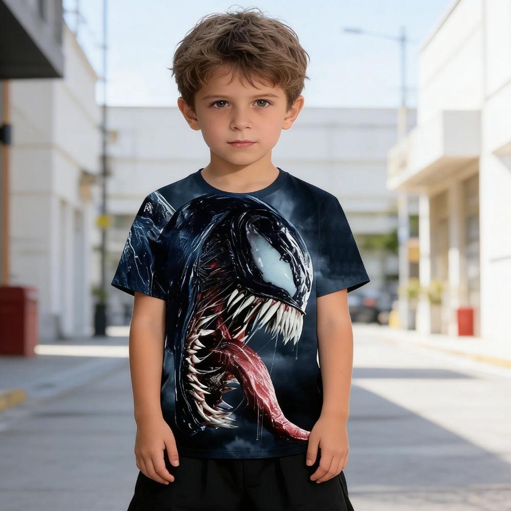 Kids T Shirt Fashion 3d Print Summer Short Sleeve Venom Baby Boys Tee Shirts Venom 2 Harajuku Marvel Boy Girl Kids Clothes Tops 110
Kids T Shirt Fashion 3d Print Summer Short Sleeve Venom Baby Boys Tee Shirts Venom 2 Harajuku Marvel Boy Girl Kids Clothes Tops 110