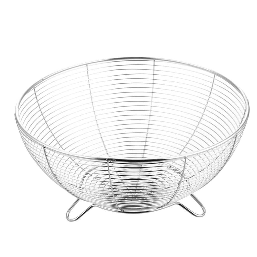 Stainless Fruit Basket Vegetables Strainer Drainer Mesh Stainless Bowl Kitchen Draining Tool
Stainless Fruit Basket Vegetables Strainer Drainer Mesh Stainless Bowl Kitchen Draining Tool
