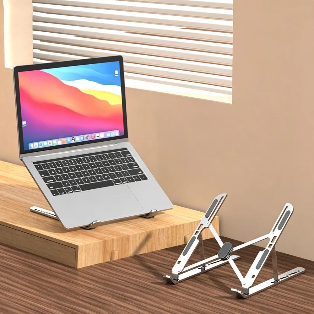 Foldable Laptop Stand Aluminum Alloy Adjustable Holder for Notebook Computer Bracket Lifting Cooling Holder Non-slip срібний
Foldable Laptop Stand Aluminum Alloy Adjustable Holder for Notebook Computer Bracket Lifting Cooling Holder Non-slip срібний