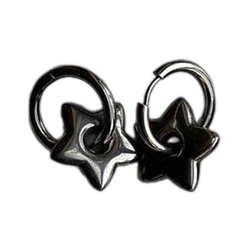 Stylish Stainless Steel Earrings Chic Plum Blossom/Star/Moon/Heart Shaped Eardrops Accessory Comfortable Ear Pendants
Stylish Stainless Steel Earrings Chic Plum Blossom/Star/Moon/Heart Shaped Eardrops Accessory Comfortable Ear Pendants