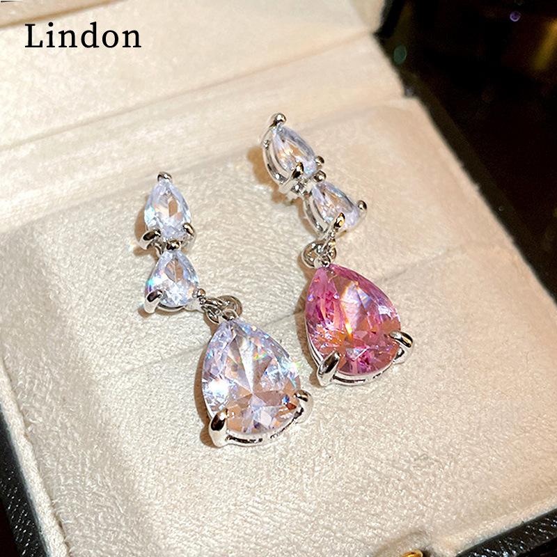 Lindon модные серьги-капли из медного сплава с цирконом для женщин, подарки на свадьбу
Lindon модные серьги-капли из медного сплава с цирконом для женщин, подарки на свадьбу
