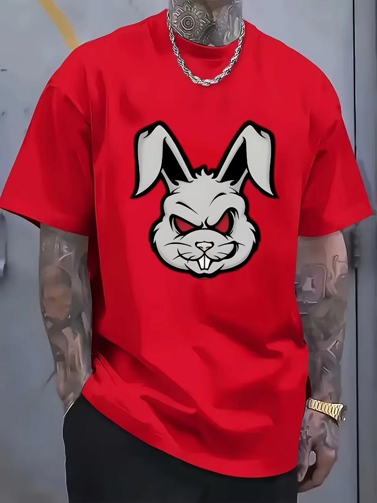Summer 100% Pure Cotton Men s Casual Loose Fashion Cartoon Rabbit Pattern Printed Sports Short Sleeved Round Neck T-shirt Top 5XL різнокольоровий
Summer 100% Pure Cotton Men s Casual Loose Fashion Cartoon Rabbit Pattern Printed Sports Short Sleeved Round Neck T-shirt Top 5XL різнокольоровий