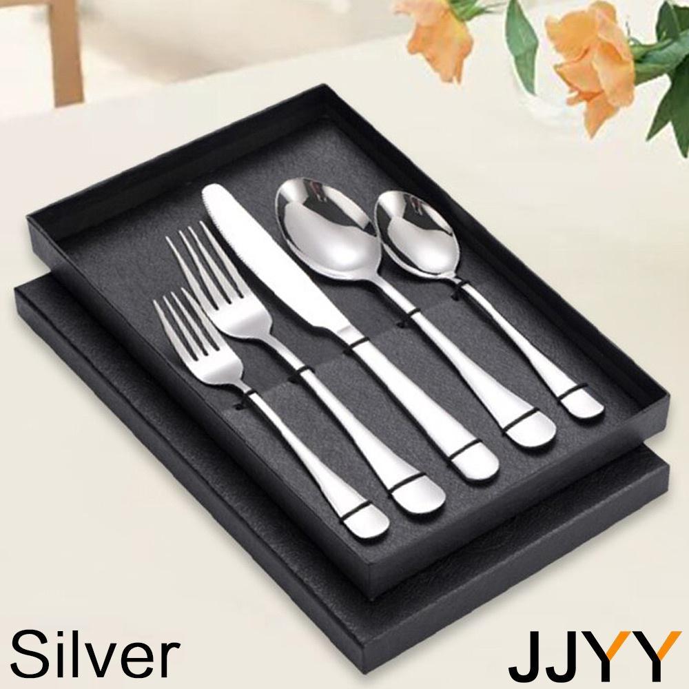 5PCS Premium Stainless Steel Flatware Set Elegant Travel Camping Cutlery with Gift Box for Wedding Home Use срібний
5PCS Premium Stainless Steel Flatware Set Elegant Travel Camping Cutlery with Gift Box for Wedding Home Use срібний