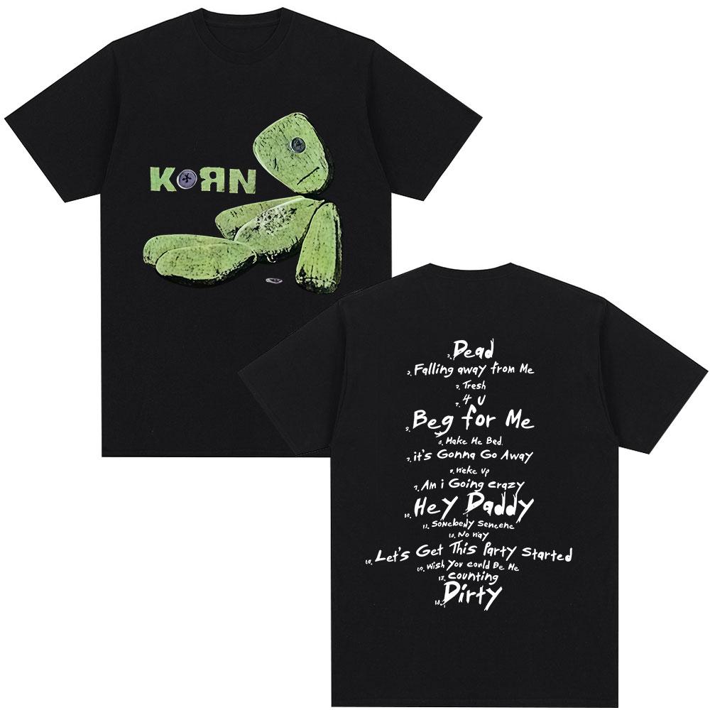 Korn Issues Album Graphic T Shirt Metal Gothic Rock Band T Shirts Men Women Vintage Oversized Short Sleeve T-shirt Streetwear 5XL різнокольоровий
Korn Issues Album Graphic T Shirt Metal Gothic Rock Band T Shirts Men Women Vintage Oversized Short Sleeve T-shirt Streetwear 5XL різнокольоровий