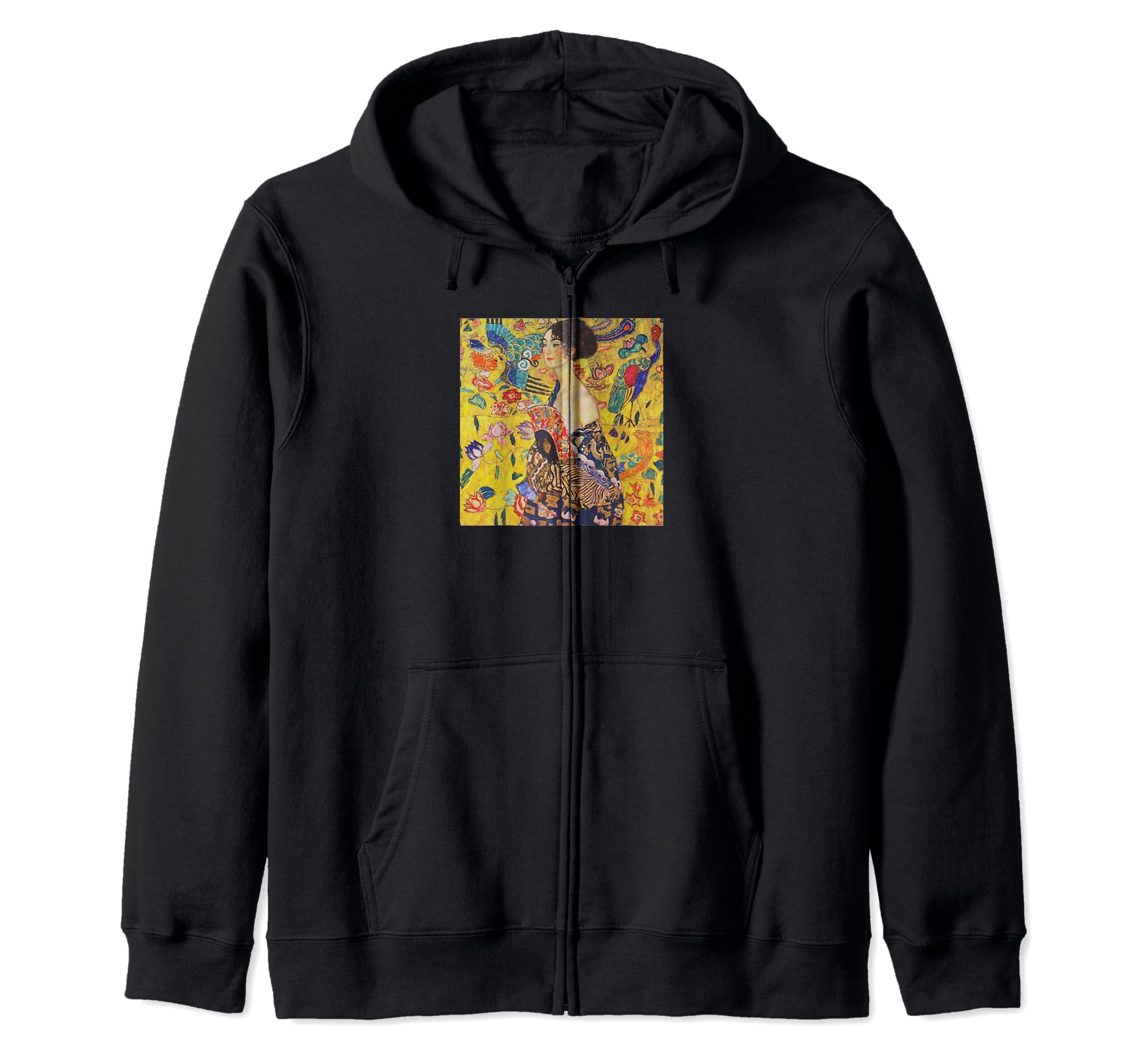 Gustav Klimt Woman with Fan Classic Artwork Hoodie 1917-18 Zip-Up чёрный
Gustav Klimt Woman with Fan Classic Artwork Hoodie 1917-18 Zip-Up чёрный