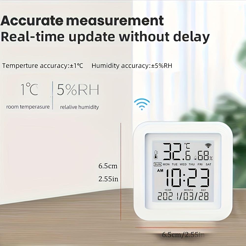 1 шт. Tuya Smart Life Wi-Fi датчик температуры и влажности, USB-передатчик для автоматизации умного дома, огнестойкий хост ABS с ЖК-дисплеем, поддержка Mobile V
1 шт. Tuya Smart Life Wi-Fi датчик температуры и влажности, USB-передатчик для автоматизации умного дома, огнестойкий хост ABS с ЖК-дисплеем, поддержка Mobile V