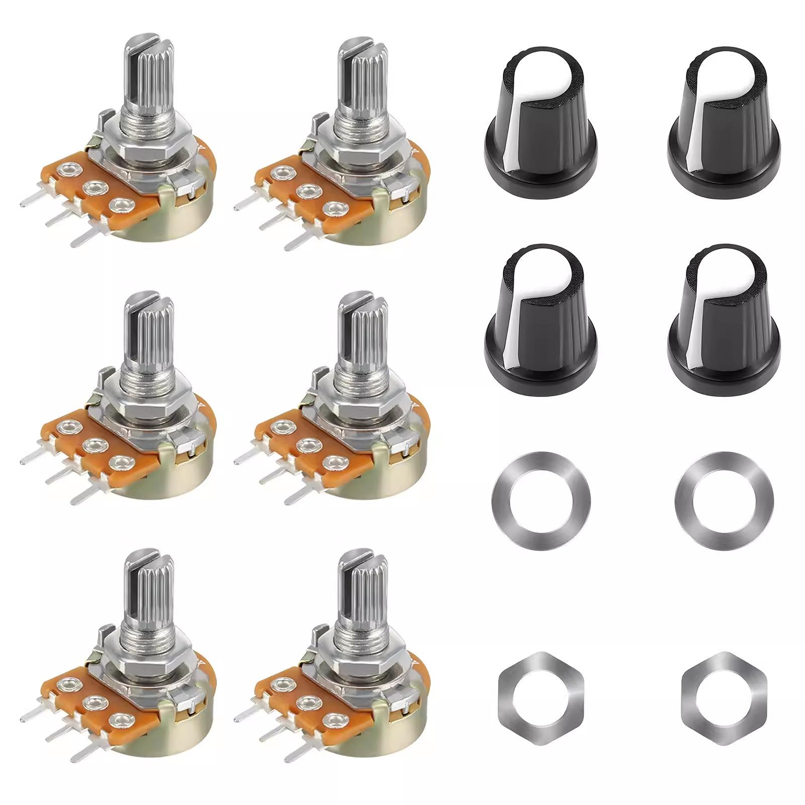 1Set Various Resistance Values148Potentiometer PackageB1K 2K 5K 10K 20K 50K 100K 500K 1M 9Species 3.6V
1Set Various Resistance Values148Potentiometer PackageB1K 2K 5K 10K 20K 50K 100K 500K 1M 9Species 3.6V