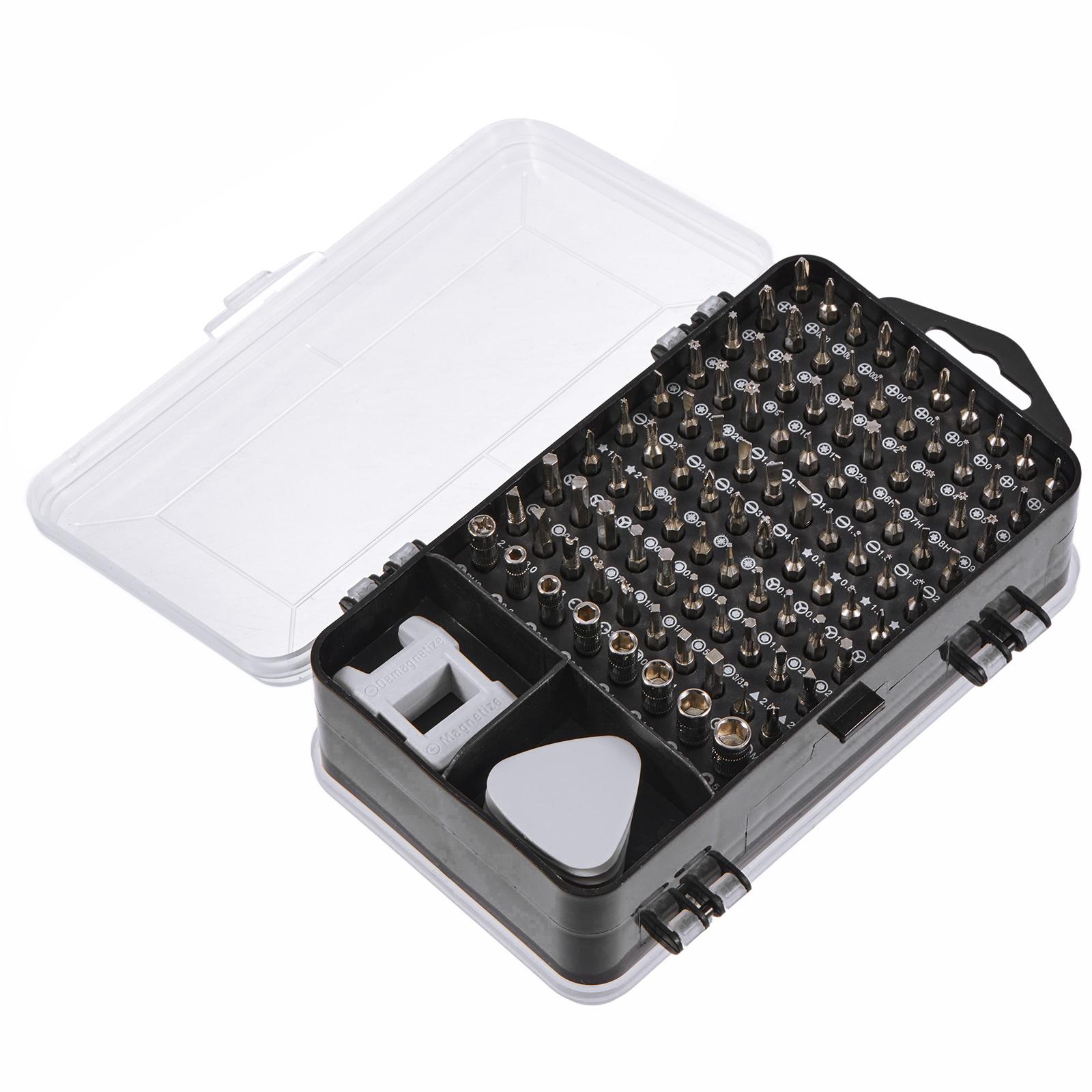 115Pcs/Set Multi-function Screwdrivers for Clock Mobile Phone PC Disassembly Repair Precision Tools As Shown A
115Pcs/Set Multi-function Screwdrivers for Clock Mobile Phone PC Disassembly Repair Precision Tools As Shown A