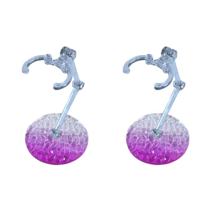2PCS Plastic Model Figure Display Stand Support Holder For Action Figure With NonSlip Wavy Base Design for Exhibition
2PCS Plastic Model Figure Display Stand Support Holder For Action Figure With NonSlip Wavy Base Design for Exhibition