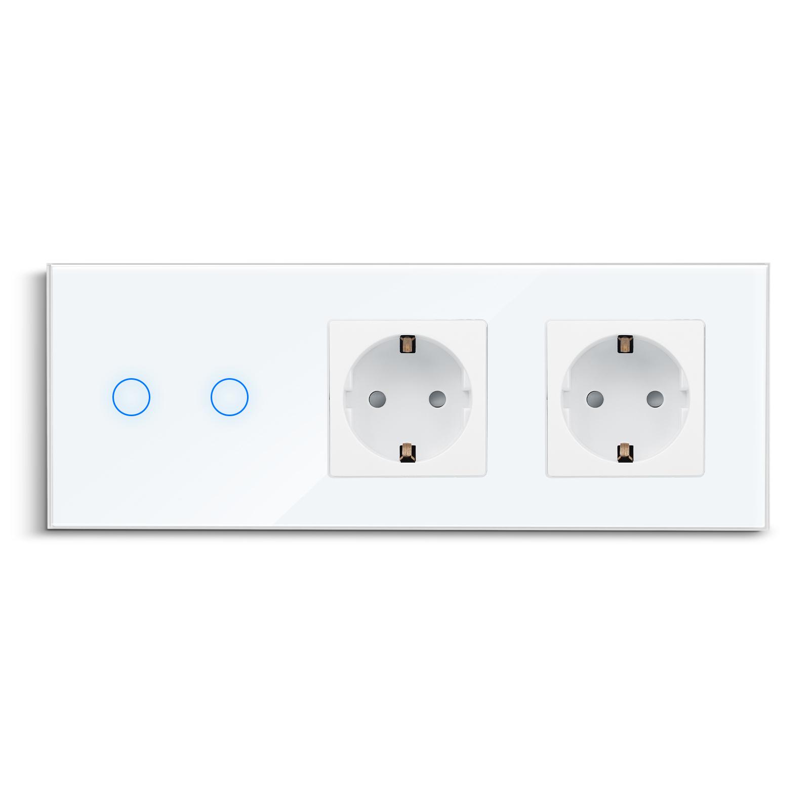 Tuya Smart Touch Light Switches Plus USB-розетки Type-c Plug Eu Standard Smart Life Google Home Alexa App Control Socket No WIFI-2Gang EU SocektS
Tuya Smart Touch Light Switches Plus USB-розетки Type-c Plug Eu Standard Smart Life Google Home Alexa App Control Socket No WIFI-2Gang EU SocektS