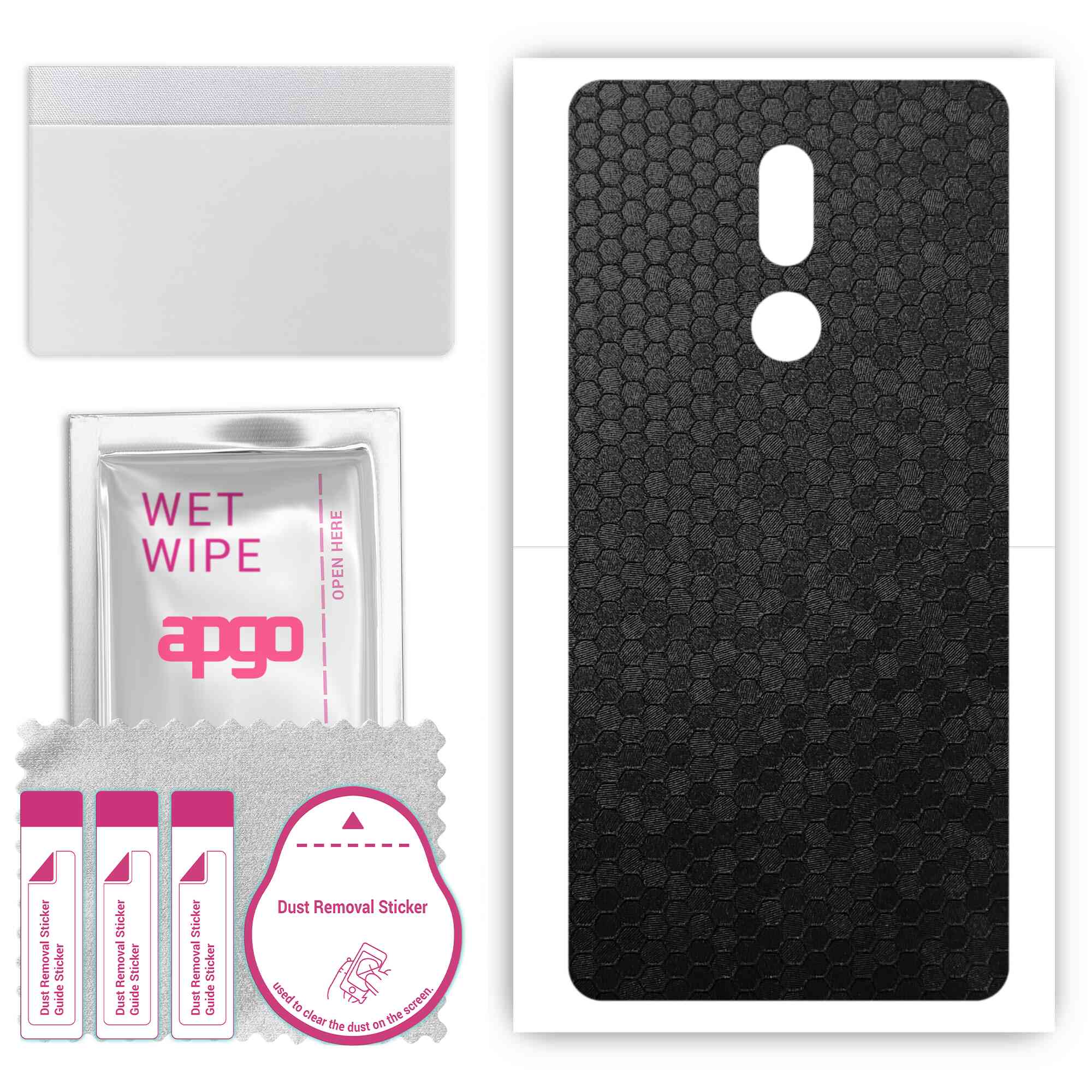 apgo Захисна наклейка для задньої панелі, сумісна з Nokia C3 TA-1258, Wrap Film, Foil, Vinyl - Pattern Black Honeycomb
apgo Захисна наклейка для задньої панелі, сумісна з Nokia C3 TA-1258, Wrap Film, Foil, Vinyl - Pattern Black Honeycomb