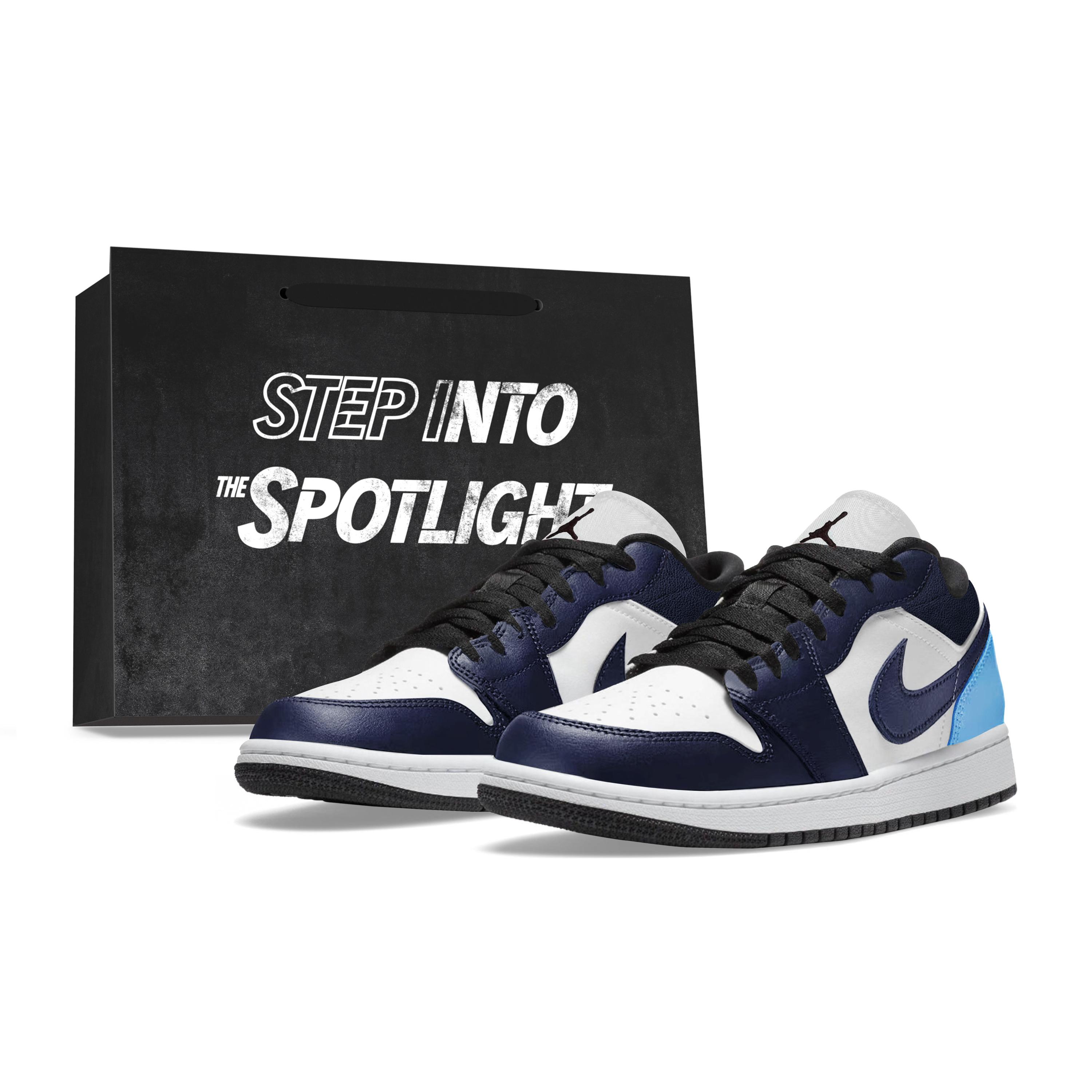Jordan Air Jordan 1 Slip Resistant Abrasion Resistant Low top Skateboard Shoes Unisex White Blue Black 553558-132(Team963-SBOX) 36
Jordan Air Jordan 1 Slip Resistant Abrasion Resistant Low top Skateboard Shoes Unisex White Blue Black 553558-132(Team963-SBOX) 36