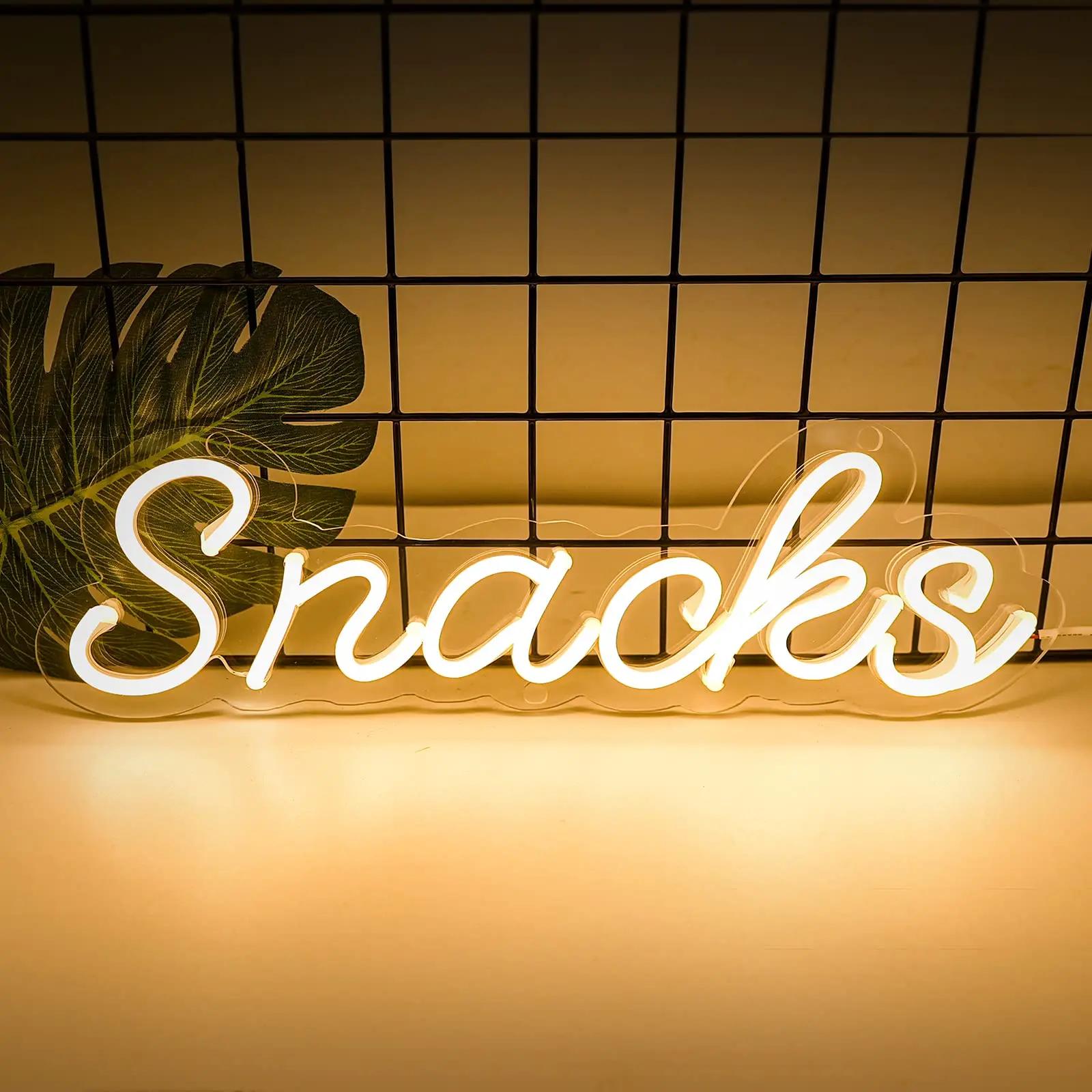 Snacks Neon Sign, Snack Bar Sign for Wall Decor, Candy Shop Movie Theater Decor, Dimmable USB Powered
Snacks Neon Sign, Snack Bar Sign for Wall Decor, Candy Shop Movie Theater Decor, Dimmable USB Powered