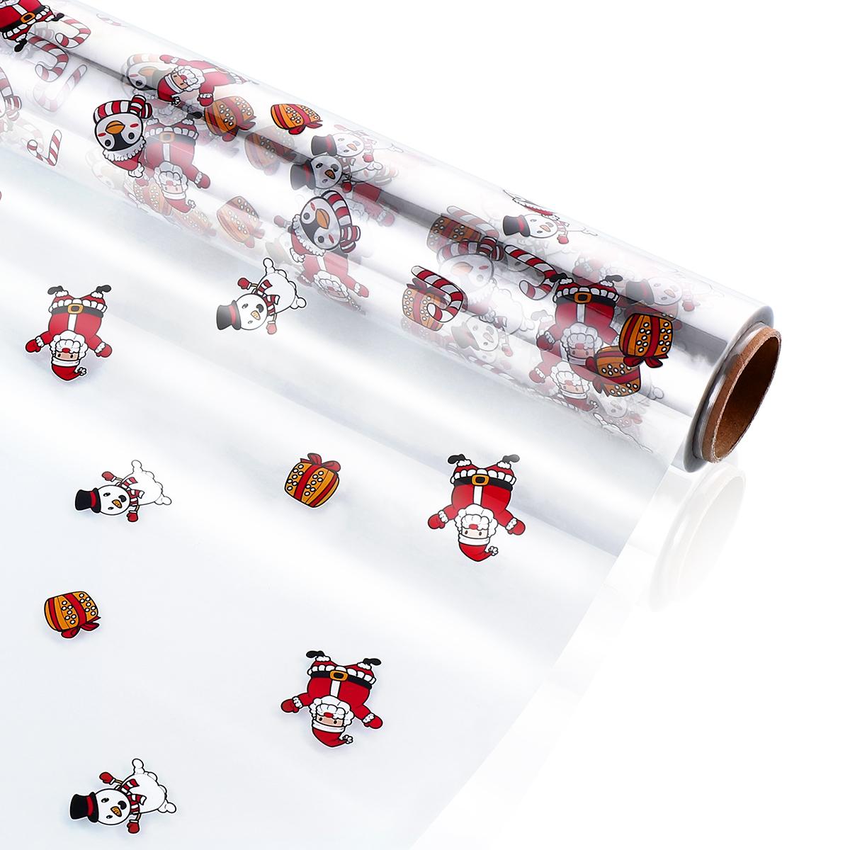 STOBOK 2.5 Mil Thickness Cellophane Wrap Roll Santa Claus Pattern Design Cellophane Bags to Wrap Gift Baskets & Crafts
STOBOK 2.5 Mil Thickness Cellophane Wrap Roll Santa Claus Pattern Design Cellophane Bags to Wrap Gift Baskets & Crafts