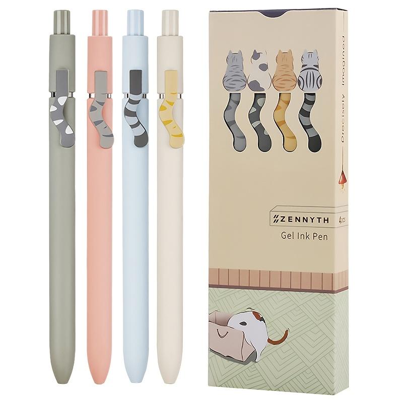 4pcs Zennith Cat Tail Gel Ink Pens, Medium Point, Plastic Material, Creative Design Writing Rollerball Pens with 0.5mm Black Ink for Signature
4pcs Zennith Cat Tail Gel Ink Pens, Medium Point, Plastic Material, Creative Design Writing Rollerball Pens with 0.5mm Black Ink for Signature