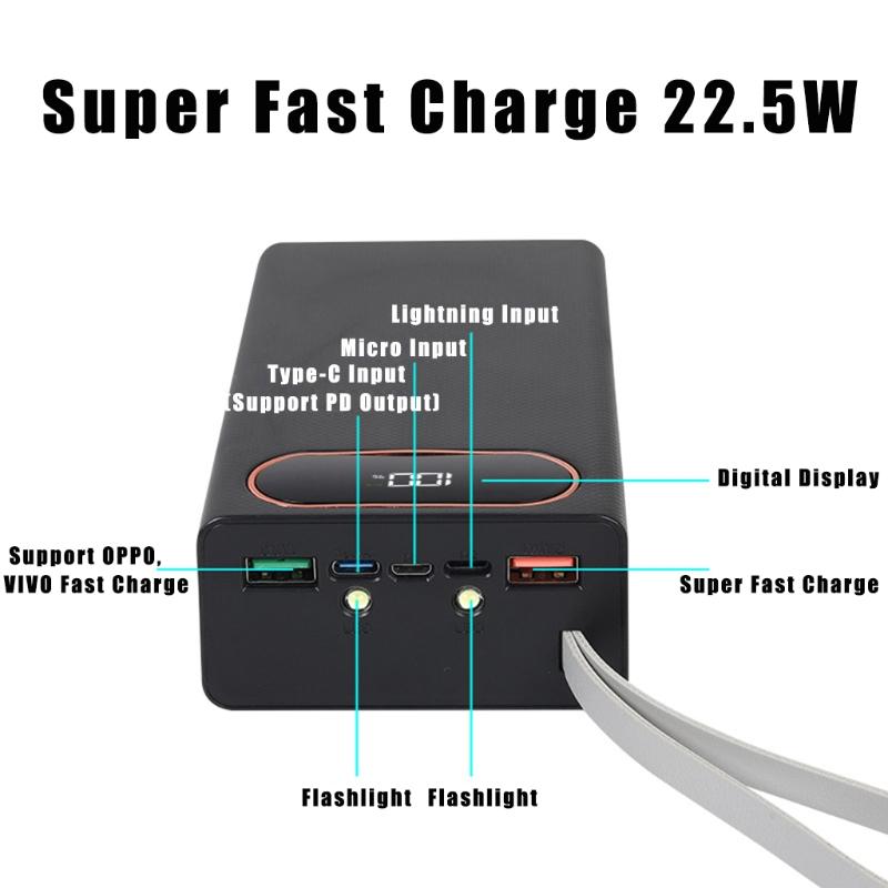 12 x 18650 Power Bank для чехла 22,5 Вт, аккумулятор для быстрой зарядки мобильного телефона, внешний аккумулятор, черный, белый, 15 Вт, беспроводной, DIY, аккумулятор 10W чёрный
12 x 18650 Power Bank для чехла 22,5 Вт, аккумулятор для быстрой зарядки мобильного телефона, внешний аккумулятор, черный, белый, 15 Вт, беспроводной, DIY, аккумулятор 10W чёрный