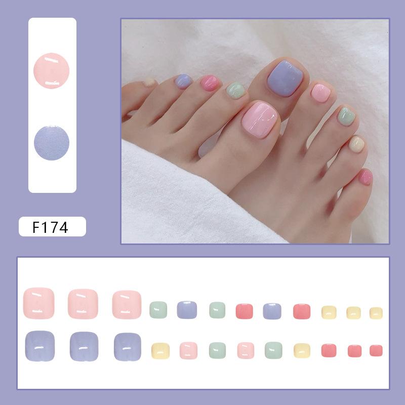 Vitality Rainbow Jumping Color Cute Dopamine Girl Sense ins Wind Foot Nails Removable 24 pieces
Vitality Rainbow Jumping Color Cute Dopamine Girl Sense ins Wind Foot Nails Removable 24 pieces