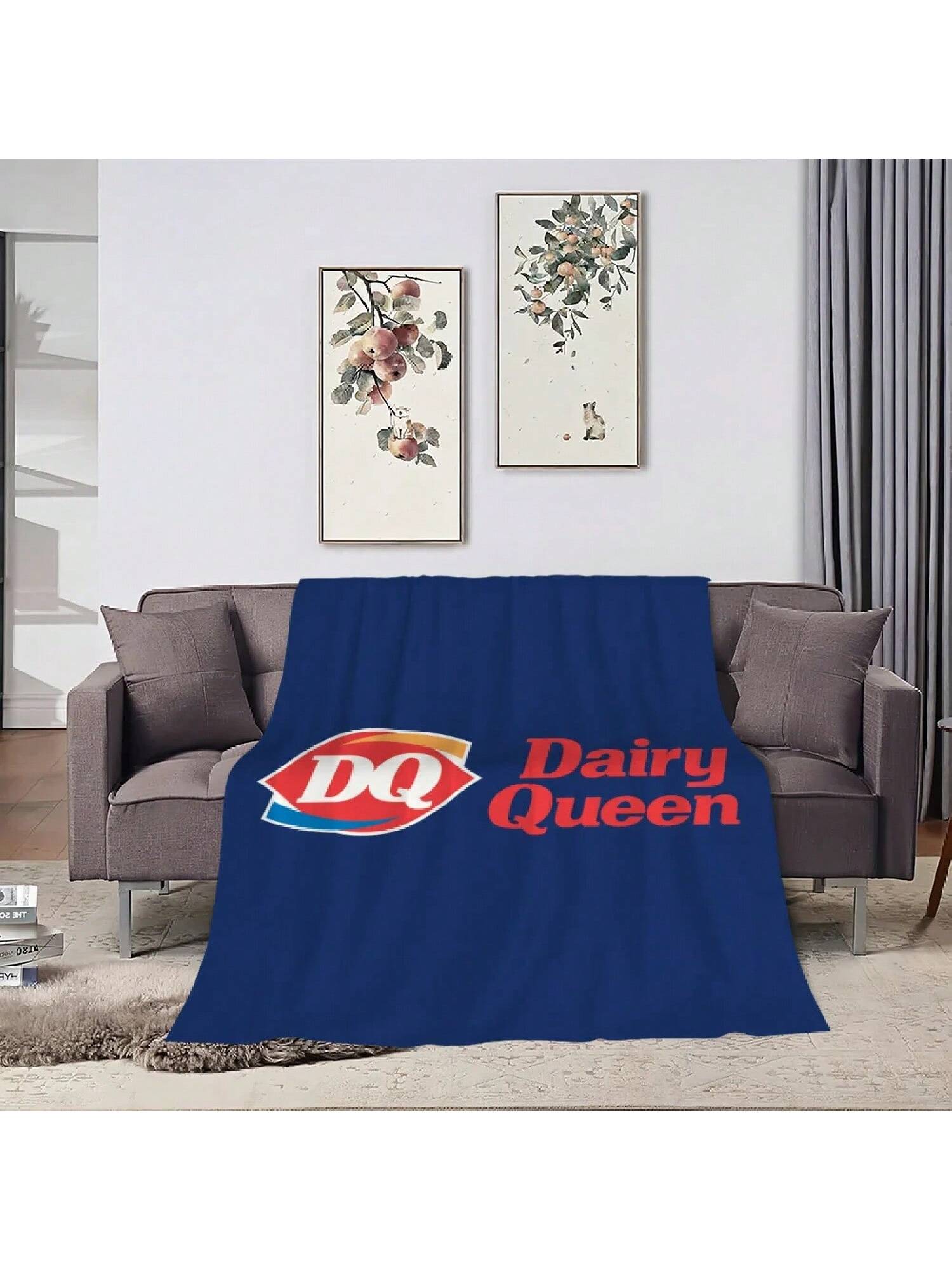 D-Dairy Q-Queen З принтом Зручна та м яка ковдра для дивана, вітальні, спальні, плюшева ковдра, підходить для дому, подорожей та подарунків 75X95CM сірий колір
D-Dairy Q-Queen З принтом Зручна та м яка ковдра для дивана, вітальні, спальні, плюшева ковдра, підходить для дому, подорожей та подарунків 75X95CM сірий колір