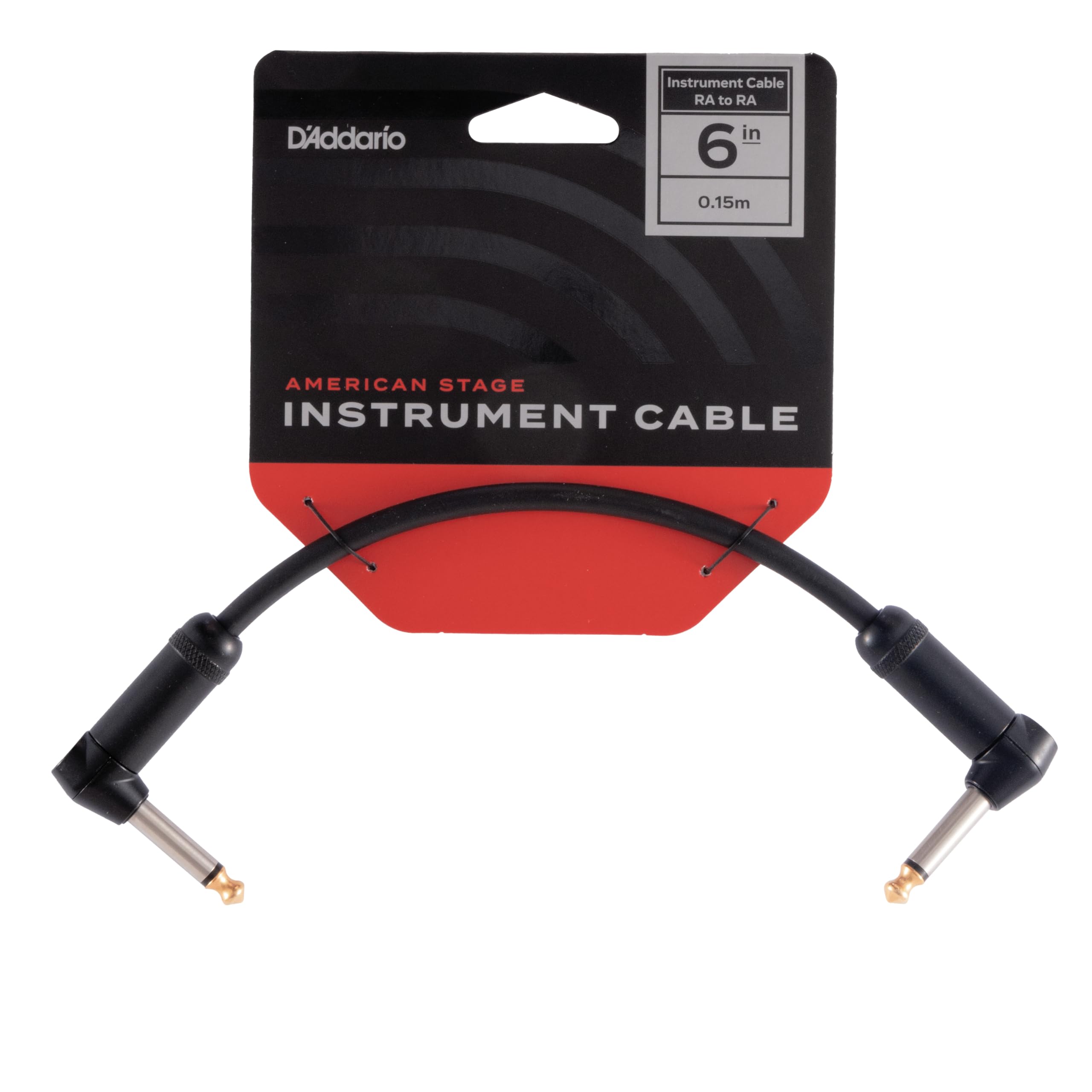 American Stage Patch Cable D Addario PW-AMSPRR-105 (15cm L-L)
American Stage Patch Cable D Addario PW-AMSPRR-105 (15cm L-L)