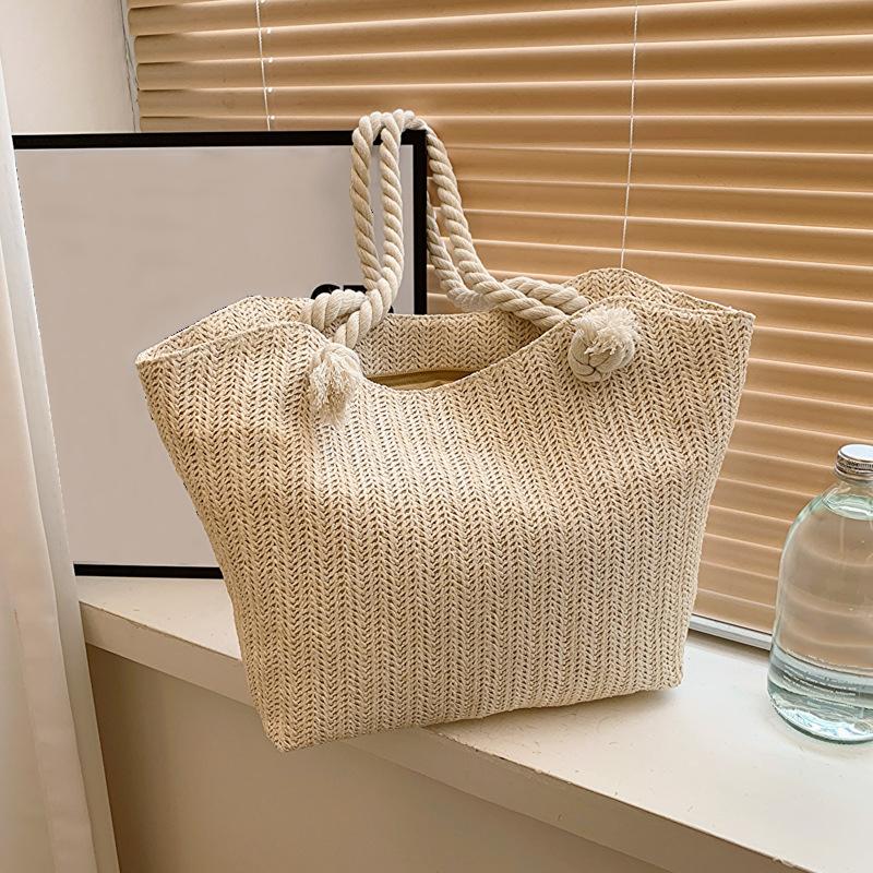 Women Beach Vintage Handmade Woven Shoulder Bag Straw Shopping Bags Bohemian Ladies Summer Travel Vacation Casual Totes KTY 26x9.5x26.5cm бежевий
Women Beach Vintage Handmade Woven Shoulder Bag Straw Shopping Bags Bohemian Ladies Summer Travel Vacation Casual Totes KTY 26x9.5x26.5cm бежевий