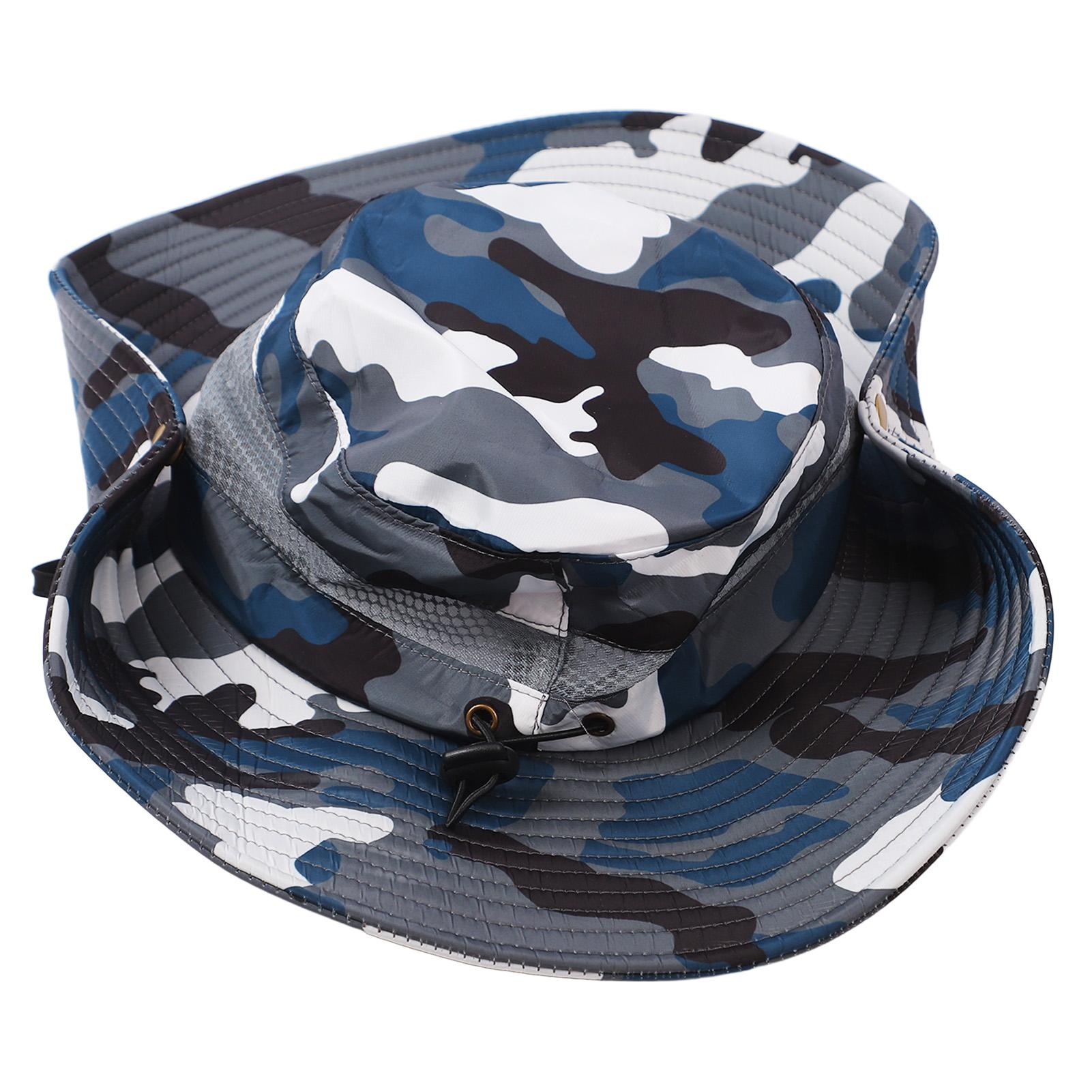 Outdoor Sun Hat Wide Brim Bonnie Hat for Men Women Mountaineering Fishing Hiking Camouflage Blue
Outdoor Sun Hat Wide Brim Bonnie Hat for Men Women Mountaineering Fishing Hiking Camouflage Blue
